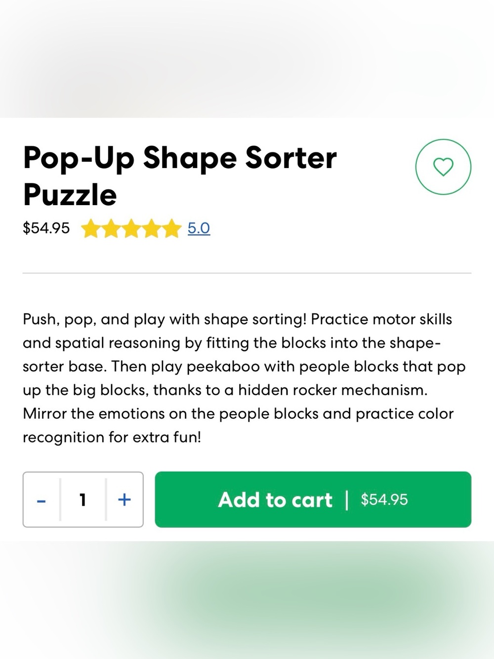 KiwiCo Pop-Up Shape Sorter Puzzle - Picture 12 of 16